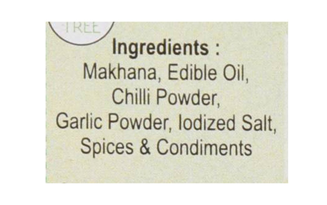 New Tree Munchbox Roasted Mini Makhana Chilli Garlic   Glass Jar  150 grams